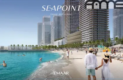 Apartment - 1 Bedroom - 1 Bathroom for sale in Seapoint - EMAAR Beachfront - Dubai Harbour - Dubai