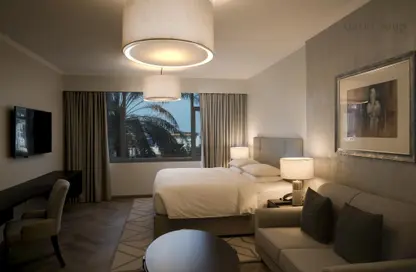 Apartment - 1 Bathroom for rent in Marriott Harbour Hotel and Suites - Dubai Marina - Dubai