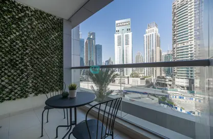 Apartment - Studio - 1 Bathroom for rent in Skyview Tower - Dubai Marina - Dubai
