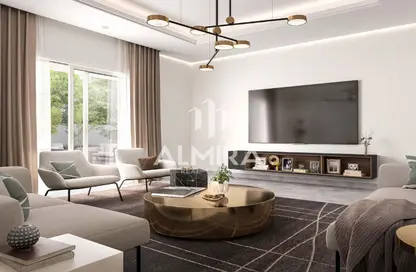 Living Room image for: Villa - 5 Bedrooms - 6 Bathrooms for sale in Fay Alreeman - Al Shamkha - Abu Dhabi, Image 1