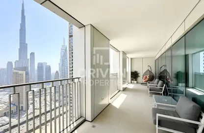 Apartment - 3 Bedrooms - 4 Bathrooms for rent in Downtown Views II Tower 2 - Downtown Views II - Downtown Dubai - Dubai