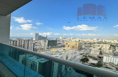 Balcony image for: Apartment - 3 Bedrooms - 5 Bathrooms for sale in Ajman One Tower 11 - Ajman One - Ajman Downtown - Ajman, Image 1