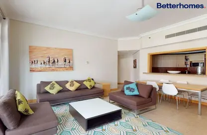 Apartment - 2 Bedrooms - 4 Bathrooms for rent in Al Das - Shoreline Apartments - Palm Jumeirah - Dubai