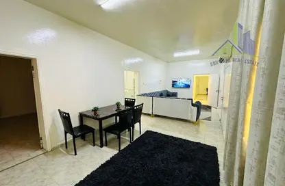 Living / Dining Room image for: Apartment - 3 Bedrooms - 3 Bathrooms for rent in Gate Tower 1 - Musheiref - Ajman, Image 1
