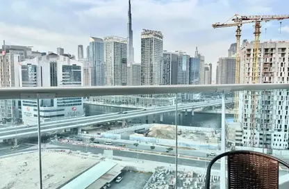 شقة - غرفة نوم - 2 حمامات للايجار في برج سفير 1 - ابراج سفير - الخليج التجاري - دبي