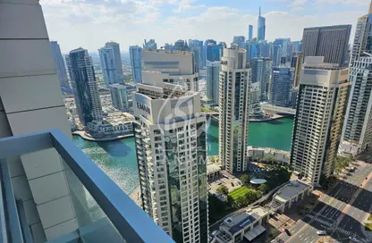 Outdoor Building image for: Apartment - 1 Bedroom - 2 Bathrooms for rent in Barcelo Residences - Dubai Marina - Dubai, Image 1