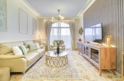Living Room image for: Apartment - 2 Bedrooms - 2 Bathrooms for rent in Diamond Views 1 - Diamond Views - Jumeirah Village Circle - Dubai, Image 1