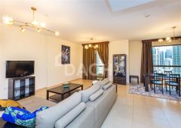 Living / Dining Room image for: Apartment - 1 bedroom - 2 bathrooms for rent in Murjan 2 - Murjan - Jumeirah Beach Residence - Dubai, Image 1