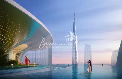 صورة لـ حوض سباحة شقة - 3 غرف نوم - 4 حمامات للبيع في فولتا - دبي وسط المدينة - دبي ، صورة رقم 1