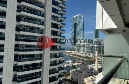 Apartment - 1 Bedroom - 2 Bathrooms for rent in Escan Tower - Dubai Marina - Dubai