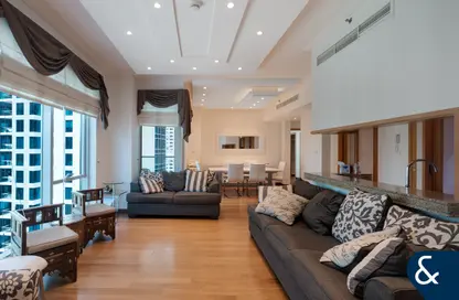 Apartment - 2 Bedrooms - 3 Bathrooms for rent in Delphine Tower - Marina Promenade - Dubai Marina - Dubai