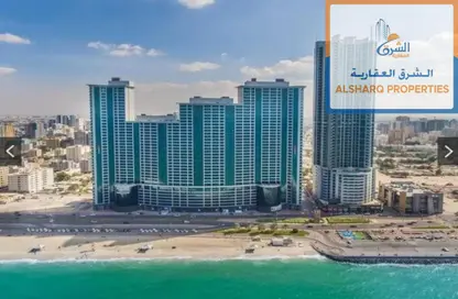 شقة - 2 غرف نوم - 2 حمامات للايجار في مساكن كورنيش عجمان - طريق كورنيش عجمان - عجمان