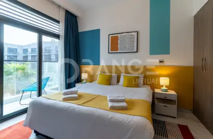 Room / Bedroom image for: Apartment - 1 Bathroom for sale in DMS Building - Jumeirah Village Circle - Dubai, Image 1