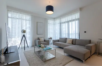 Apartment - 2 Bedrooms - 2 Bathrooms for rent in Marina Vista - EMAAR Beachfront - Dubai Harbour - Dubai