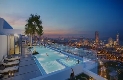 Pool image for: Apartment - 1 Bathroom for sale in Laya Mansion - Jumeirah Village Circle - Dubai, Image 1