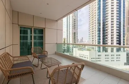 Apartment - Studio - 1 Bathroom for rent in The Royal Oceanic - Oceanic - Dubai Marina - Dubai