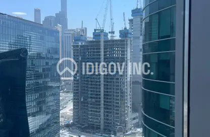 Office Space - Studio - 1 Bathroom for rent in The Binary Tower - Business Bay - Dubai