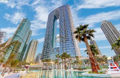 Apartment - 1 Bedroom - 2 Bathrooms for rent in Jumeirah Gate Tower 2 - The Address Jumeirah Resort and Spa - Jumeirah Beach Residence - Dubai