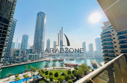 Apartment - 2 Bedrooms - 4 Bathrooms for rent in Sparkle Tower 2 - Sparkle Towers - Dubai Marina - Dubai