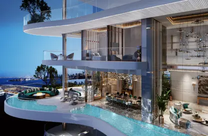 شقة - غرفة نوم - 2 حمامات للبيع في بناية ايه - داماك باي - دبي هاربور - دبي