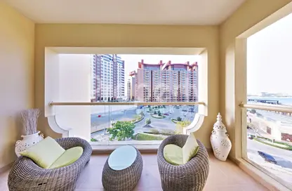 Apartment - 1 Bedroom - 1 Bathroom for rent in Al Das - Shoreline Apartments - Palm Jumeirah - Dubai