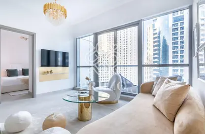 Apartment - 1 Bedroom - 2 Bathrooms for rent in Bay Central West - Bay Central - Dubai Marina - Dubai