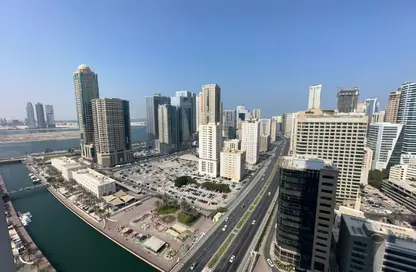 Apartment - 2 Bedrooms - 3 Bathrooms for sale in Palm Tower 3 - Palm Towers - Al Majaz - Sharjah