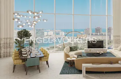 دوبلكس - 5 غرف نوم - 6 حمامات للبيع في برج كافالي كازا - مدينة دبي الإعلامية - دبي