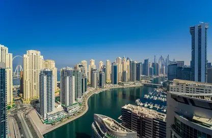 Outdoor Building image for: Penthouse - 4 Bedrooms - 5 Bathrooms for sale in Zumurud Tower - Dubai Marina - Dubai, Image 1