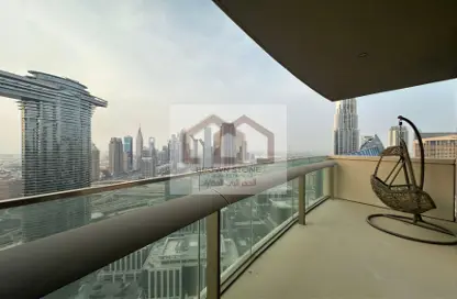 Apartment - 3 Bedrooms - 5 Bathrooms for rent in Burj Vista 1 - Burj Vista - Downtown Dubai - Dubai