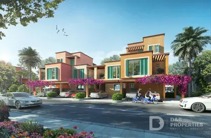 Townhouse - 4 Bedrooms - 3 Bathrooms for sale in Nice - Damac Lagoons - Dubai
