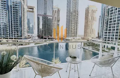 شقة - 2 غرف نوم - 3 حمامات للايجار في ليك فيو - (JLT) مجمع B - أبراج بحيرة الجميرا - دبي