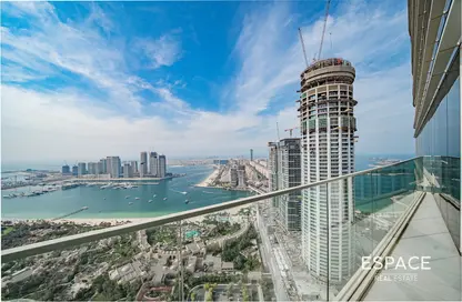 Apartment - 1 Bedroom - 2 Bathrooms for rent in Palm View - Dubai Media City - Dubai