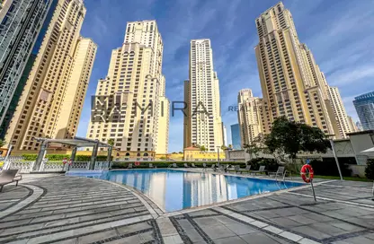 صورة لـ حوض سباحة شقة - غرفة نوم - 2 حمامات للبيع في برج أتيسا - مارينا بروموناد - دبي مارينا - دبي ، صورة رقم 1