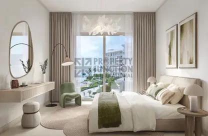 Room / Bedroom image for: Apartment - 1 Bathroom for sale in Gardenia Bay - Yas Island - Abu Dhabi, Image 1