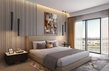 Room / Bedroom image for: Apartment - 1 Bedroom - 1 Bathroom for sale in Golf Gate - DAMAC Hills - Dubai, Image 1