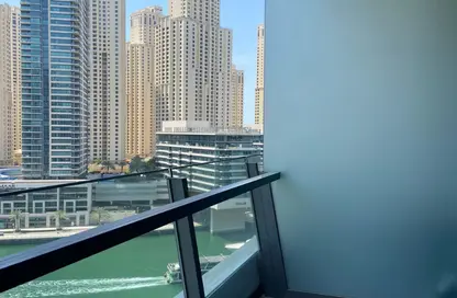شقة - 1 حمام للايجار في B برج سيلفرين - سيلفيرين - دبي مارينا - دبي