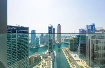 Apartment - Studio - 1 Bathroom for rent in Peninsula One - Peninsula - Business Bay - Dubai