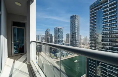 Apartment - 3 Bedrooms - 3 Bathrooms for rent in Marina Wharf - Dubai Marina - Dubai