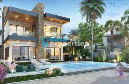 Townhouse - 3 Bedrooms - 3 Bathrooms for sale in Costa Brava 2 - Costa Brava at DAMAC Lagoons - Damac Lagoons - Dubai