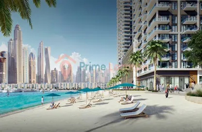 Apartment - 3 Bedrooms for sale in Beach Mansion - EMAAR Beachfront - Dubai Harbour - Dubai