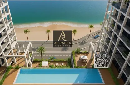 Apartment - 1 Bedroom - 2 Bathrooms for sale in Corniche Tower - Ajman Corniche Road - Ajman
