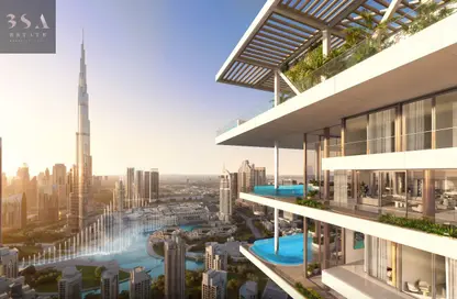 شقة - غرفة نوم - 2 حمامات للبيع في فيرمونت ريزيدنسز سولارا تاور - دبي وسط المدينة - دبي