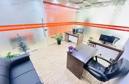 Office Space - Studio - 1 Bathroom for rent in Business Atrium Building - Oud Metha - Bur Dubai - Dubai