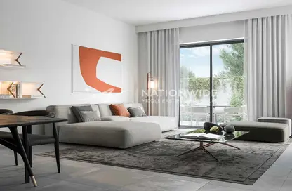 Living Room image for: Townhouse - 2 Bedrooms - 3 Bathrooms for sale in Noya Viva - Noya - Yas Island - Abu Dhabi, Image 1