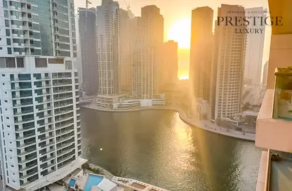 Apartment - 1 Bedroom - 2 Bathrooms for sale in Time Place Tower - Dubai Marina - Dubai