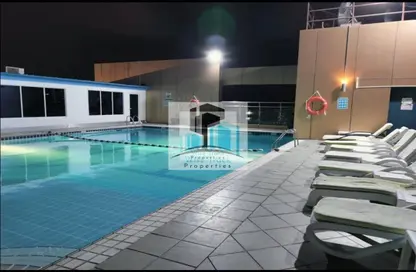 Apartment - Studio - 1 Bathroom for rent in Golden Tower - Khalidiya Street - Al Khalidiya - Abu Dhabi