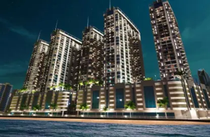 Apartment - 1 Bedroom - 2 Bathrooms for sale in Ajman Corniche Road - Ajman