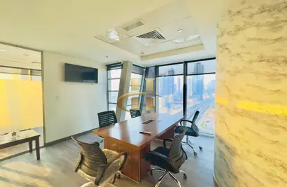 Office Space - Studio - 1 Bathroom for rent in The Prism - Business Bay - Dubai