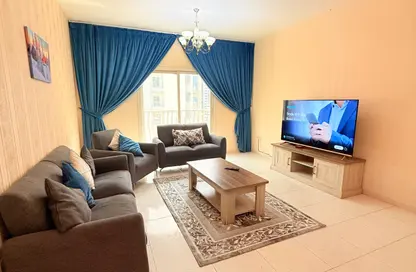 Apartment - 1 Bedroom - 2 Bathrooms for rent in New Al Taawun Road - Al Taawun - Sharjah